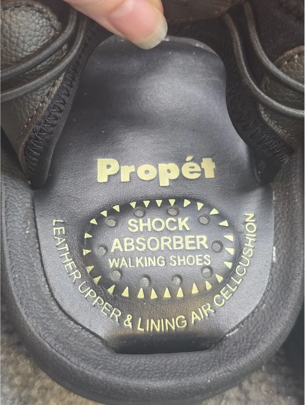Propet Surfwalker II Men's Sport Sandals Brown Leather Size 14 M(D) M0002